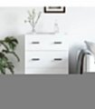 vidaXL Sideboard White 69.5x34x90 cm Engineered Wood — V0672039830