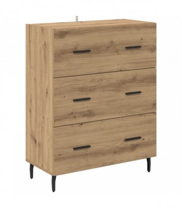 vidaXL Sideboard with Drawer Artisan Oak 69.5 x 34 x 90 cm — V0672039835