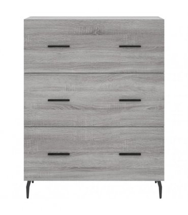 vidaXL Sideboard Grey Sonoma 69.5x34x90 cm Engineered Wood — V0672039837