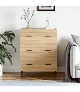 vidaXL Sideboard Sonoma Oak 69.5x34x90 cm Engineered Wood — V0672039840