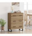 vidaXL Sideboard with Drawer Artisan Oak 69.5 x 34 x 90 cm — V0672039845