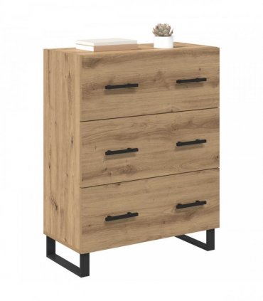 vidaXL Sideboard with Drawer Artisan Oak 69.5 x 34 x 90 cm — V0672039845