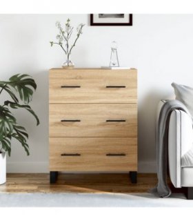 vidaXL Sideboard Sonoma Oak 69.5x34x90 cm Engineered Wood — V0672039847