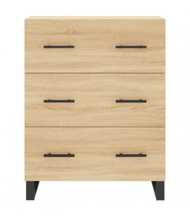 vidaXL Sideboard Sonoma Oak 69.5x34x90 cm Engineered Wood — V0672039847