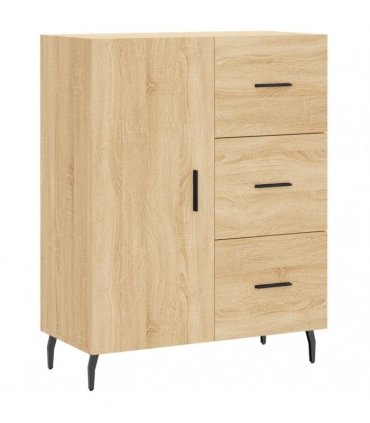 vidaXL Sideboard Sonoma Oak 69.5x34x90 cm Engineered Wood — V0672039871