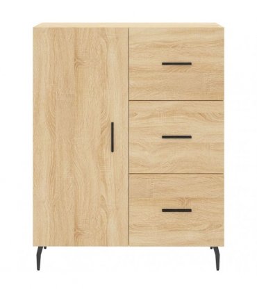 vidaXL Sideboard Sonoma Oak 69.5x34x90 cm Engineered Wood — V0672039871