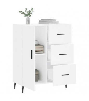 vidaXL Sideboard White 69.5x34x90 cm Engineered Wood — V0672039872
