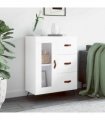 vidaXL Sideboard White 69.5x34x90 cm Engineered Wood — V0672039892