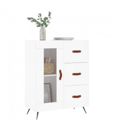 vidaXL Sideboard White 69.5x34x90 cm Engineered Wood — V0672039892