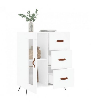 vidaXL Sideboard White 69.5x34x90 cm Engineered Wood — V0672039892