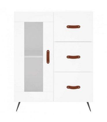 vidaXL Sideboard White 69.5x34x90 cm Engineered Wood — V0672039892