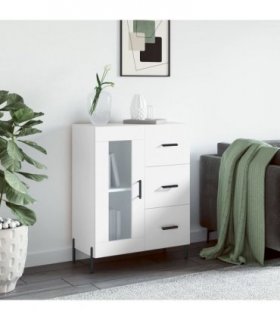 vidaXL Sideboard White 69.5x34x90 cm Engineered Wood — V0672039910