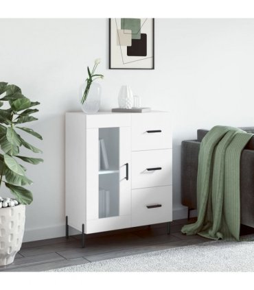 vidaXL Sideboard White 69.5x34x90 cm Engineered Wood — V0672039910