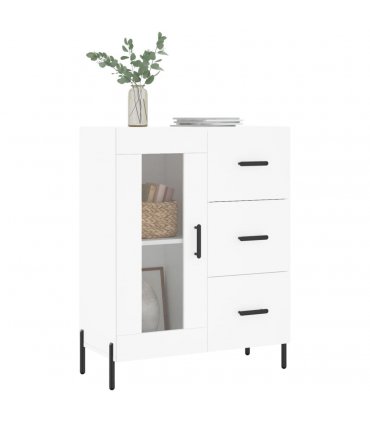 vidaXL Sideboard White 69.5x34x90 cm Engineered Wood — V0672039910