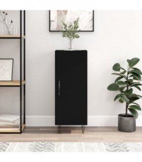 vidaXL Sideboard Black 34.5x34x90 cm Engineered Wood