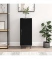 vidaXL Sideboard Black 34.5x34x90 cm Engineered Wood