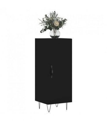 vidaXL Sideboard Black 34.5x34x90 cm Engineered Wood