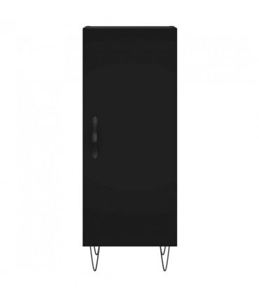 vidaXL Sideboard Black 34.5x34x90 cm Engineered Wood
