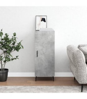 vidaXL Sideboard Concrete Grey 34.5x34x90 cm Engineered Wood — V0672039964
