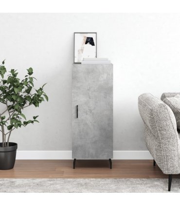 vidaXL Sideboard Concrete Grey 34.5x34x90 cm Engineered Wood — V0672039964
