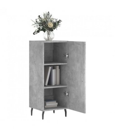 vidaXL Sideboard Concrete Grey 34.5x34x90 cm Engineered Wood — V0672039964
