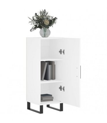 vidaXL Sideboard White 34.5x34x90 cm Engineered Wood — V0672039975