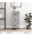 vidaXL Sideboard Concrete Grey 34.5x34x90 cm Engineered Wood — V0672039977