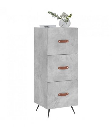 vidaXL Sideboard Concrete Grey 34.5x34x90 cm Engineered Wood — V0672039977