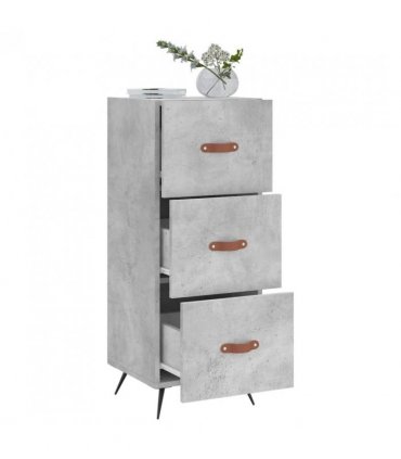 vidaXL Sideboard Concrete Grey 34.5x34x90 cm Engineered Wood — V0672039977