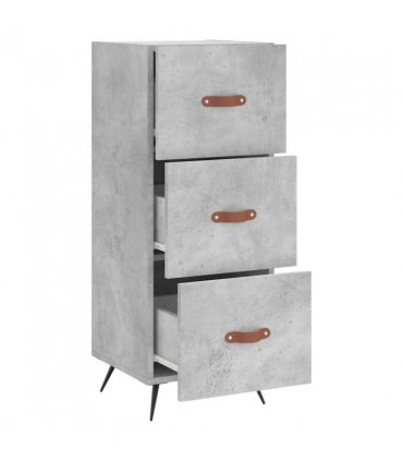 vidaXL Sideboard Concrete Grey 34.5x34x90 cm Engineered Wood — V0672039977