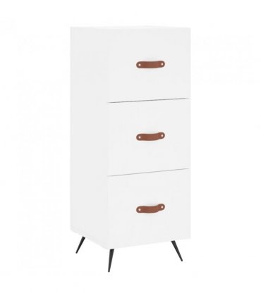 vidaXL Sideboard White 34.5x34x90 cm Engineered Wood — V0672039980