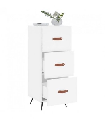 vidaXL Sideboard White 34.5x34x90 cm Engineered Wood — V0672039980