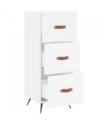vidaXL Sideboard White 34.5x34x90 cm Engineered Wood — V0672039980