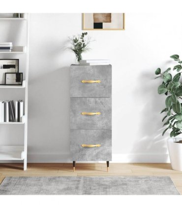 vidaXL Sideboard Concrete Grey 34.5x34x90 cm Engineered Wood — V0672039983