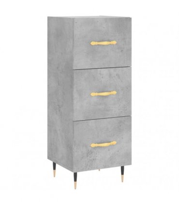 vidaXL Sideboard Concrete Grey 34.5x34x90 cm Engineered Wood — V0672039983