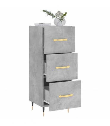 vidaXL Sideboard Concrete Grey 34.5x34x90 cm Engineered Wood — V0672039983