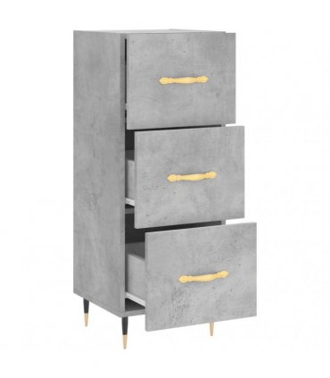 vidaXL Sideboard Concrete Grey 34.5x34x90 cm Engineered Wood — V0672039983