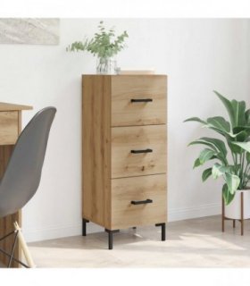 vidaXL Sideboard Artisan Oak 34.5 x 34 x 90 cm Engineered Wood — V0672039998