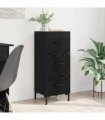 vidaXL Sideboard Black Oak 34.5 x 34 x 90 cm Engineered Wood — V0672040000