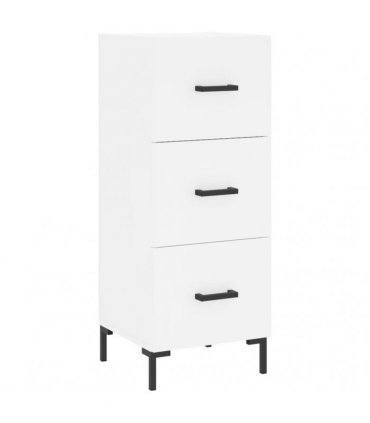 vidaXL Sideboard White 34.5x34x90 cm Engineered Wood — V0672040001