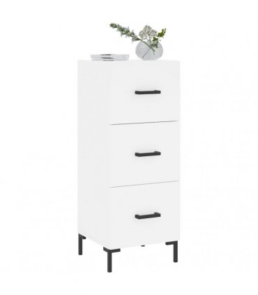 vidaXL Sideboard White 34.5x34x90 cm Engineered Wood — V0672040001