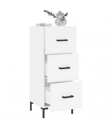 vidaXL Sideboard White 34.5x34x90 cm Engineered Wood — V0672040001