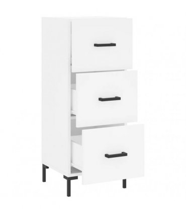 vidaXL Sideboard White 34.5x34x90 cm Engineered Wood — V0672040001