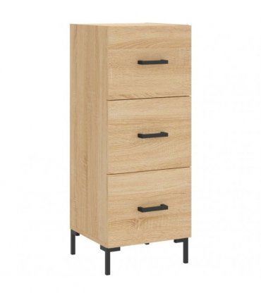 vidaXL Sideboard Sonoma Oak 34.5x34x90 cm Engineered Wood — V0672040003