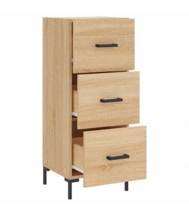 vidaXL Sideboard Sonoma Oak 34.5x34x90 cm Engineered Wood — V0672040003