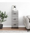 vidaXL Sideboard Grey Sonoma 34.5x34x90 cm Engineered Wood — V0672040005