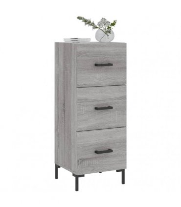 vidaXL Sideboard Grey Sonoma 34.5x34x90 cm Engineered Wood — V0672040005
