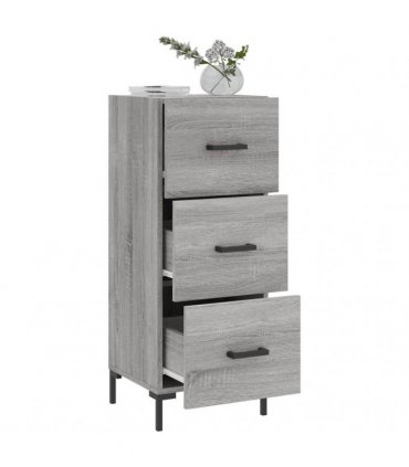 vidaXL Sideboard Grey Sonoma 34.5x34x90 cm Engineered Wood — V0672040005