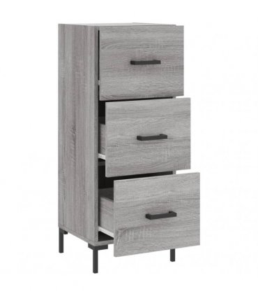 vidaXL Sideboard Grey Sonoma 34.5x34x90 cm Engineered Wood — V0672040005