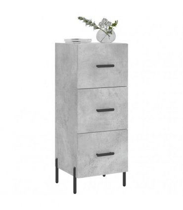 vidaXL Sideboard Concrete Grey 34.5x34x90 cm Engineered Wood — V0672040009